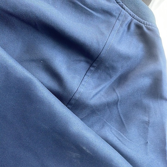 Greg Norman Blue wind rain jacket w/ blue contrasting material Raglan Sleeves XL - Picture 12 of 12